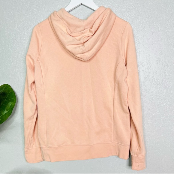The North Face Womens Medium Pink w/ Silver Logo Hooded sweatshirt - Picture 3 of 5